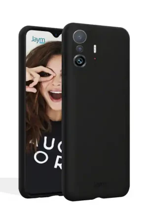 Prix Bas Coque Premium Xiaomi 11T / 11T Pro - en silicone et microfibre - noire - JAYM