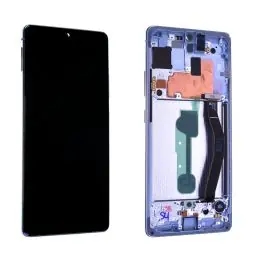 Vente Flash Écran Samsung Galaxy S10 Lite (G770F) Blanc + Châssis Origine
