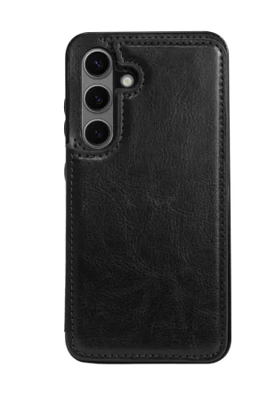 Super Prix ShieldCase Étui portefeuille pour Samsung Galaxy S25 (noir)