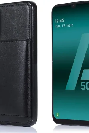 ShieldCase Étui Portefeuille Samsung Galaxy A50 (noir) Offre Exclusive