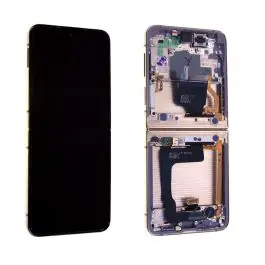Prix Choc Écran Samsung Galaxy Z Flip4 5G (F721B) Or + Châssis Origine