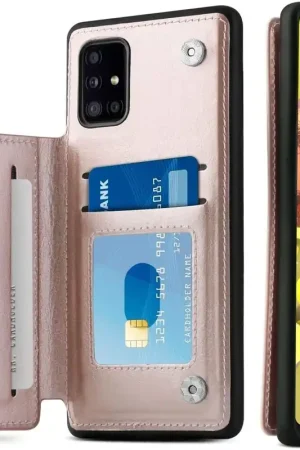 ShieldCase Étui Portefeuille Samsung Galaxy A51 (rose) Jusqu’à Épuisement Des Stocks
