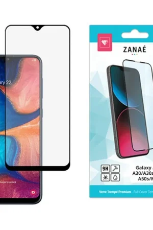 Verre Trempé Full Cover Noir pour Galaxy A20/A30/A50 Achetez Aujourd’hui