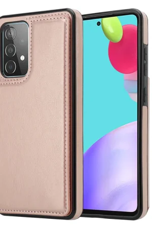 ShieldCase Étui portefeuille Samsung Galaxy A52s (rose) Paiement Sécurisé