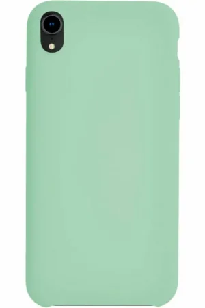 Prix Bas Coque iPhone XR - soft touch vert menthe