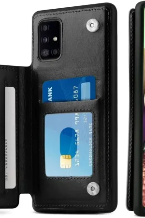 Quantité Limitée ShieldCase Étui Portefeuille Samsung Galaxy A71 (noir)
