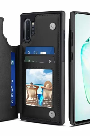 Quantité Limitée ShieldCase Étui portefeuille Samsung Galaxy Note 10 Plus (noir)