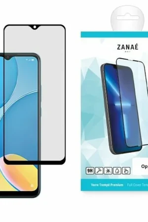 Verre trempé Full Cover Oppo A15 Noir Haute Qualité