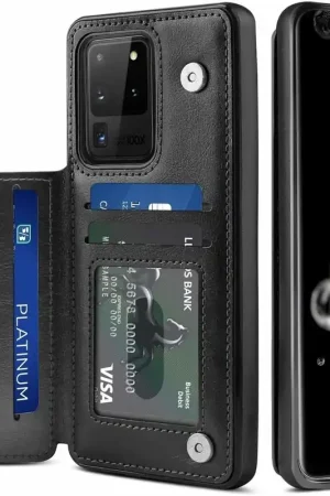 ShieldCase Étui portefeuille Samsung Galaxy S20 Ultra (noir) Remise