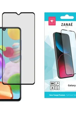 Commander Maintenant Verre trempé Full Cover pour Galaxy A41 Noir