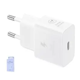 Chargeur Samsung Galaxy USB-C Ultra Rapide (25W) EP-T2510 Blanc Origine Satisfait Ou Remboursé