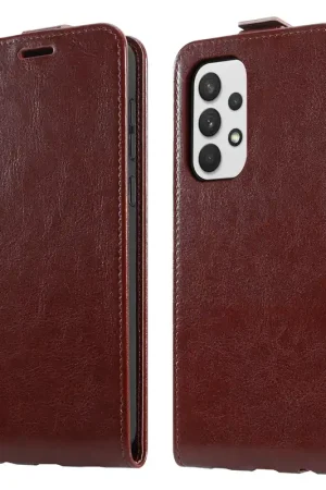 Etui Shieldcase Samsung Galaxy A53 Flip (Cuir marron) Offre Du Jour
