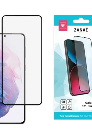 Solde Verre trempé Full Cover pour Galaxy S21 Plus 5G Noir