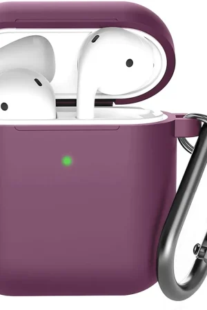 Nouvel Arrivage ShieldCase Étui silicone AirPods 2 (bourgogne)