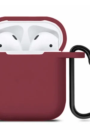 Remise ShieldCase Étui silicone Airpods (bourgogne)