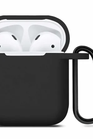 ShieldCase Étui silicone Airpods (noir) Commander Maintenant