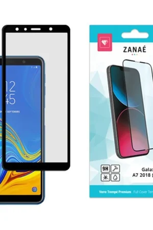 Verre trempé Full Cover pour Samsung Galaxy A7 2018 Meilleur Prix