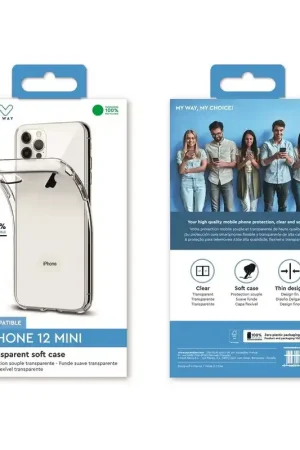 Marque Coque iPhone 12 Mini - My Way - Transparente