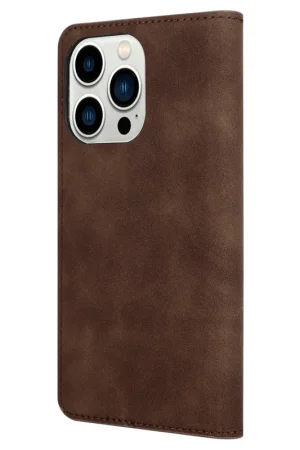 Réduction Coverzs Étui de téléphone de luxe iPhone 14 Pro (marron foncé)