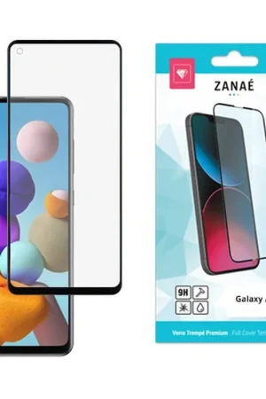 Verre trempé Full Cover Samsung A21s Noir Bon Plan