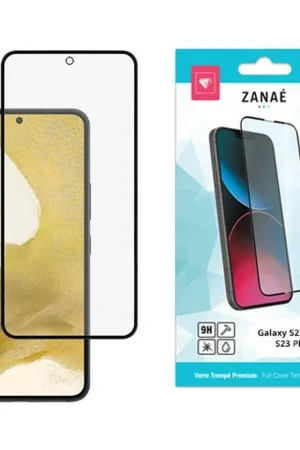 Acheter En Ligne Verre trempé noir Galaxy S22/S23 Plus