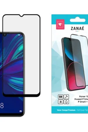 Verre trempé noir pour Honor 10 Lite et Huawei P Smart Produit De Marque