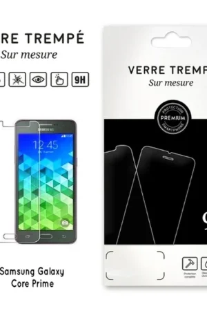 Réduction Verre trempé pour Galaxy Core Prime transparent