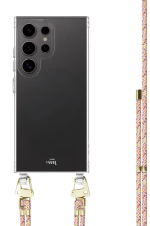 Prix Bas xoxo Wildhearts Samsung Galaxy S24 Ultra - Rainbow Vibes coque avec cordon