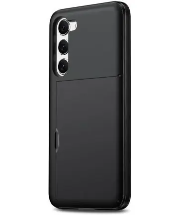 ShieldCase Samsung Galaxy S25 coque porte-cartes avec curseur (noir) Certifié