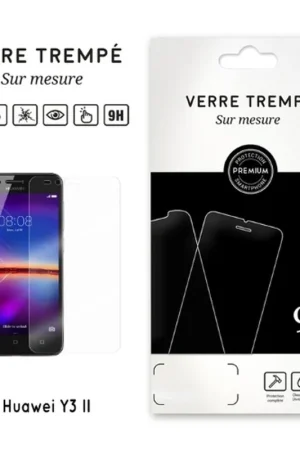 Verre trempé pour Huawei Y3 II transparent Usine Directe