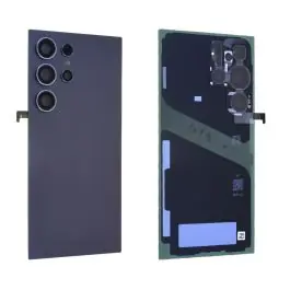 Satisfait Ou Remboursé Vitre Arrière Samsung Galaxy S24 Ultra (S928B) Titane Noir Origine