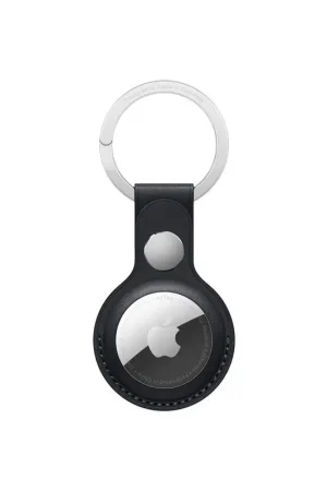 Haute Qualité Porte Clés Apple en cuir AirTag Minuit