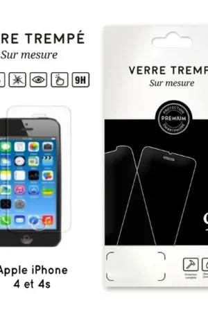 Verre trempé pour iPhone 4/4s Remise