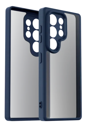 Ceezs Samsung Galaxy S25 Ultra TPU bumper coque (bleu foncé) Offre Limitée