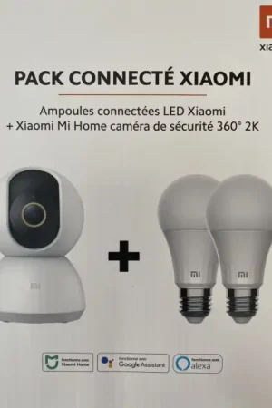 Pack connecté Ampoule + Caméra Xiaomi Usine Directe