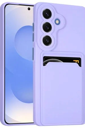 ShieldCase Samsung Galaxy S26 Coque porte cartes en silicone (violet) Petit Prix