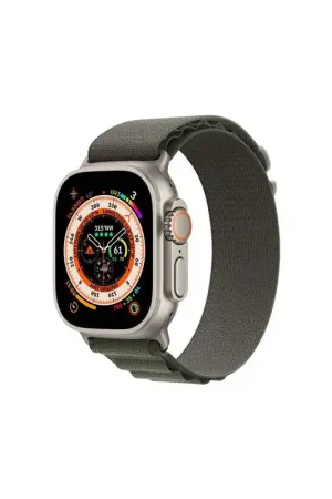 Paiement Sécurisé Montre Apple Watch Ultra 49mm Titanium Green Alpine