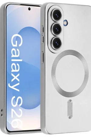 ShieldCase Samsung Galaxy S26 Plus coque MagSafe avec cache de caméra (argent) Meilleure Vente