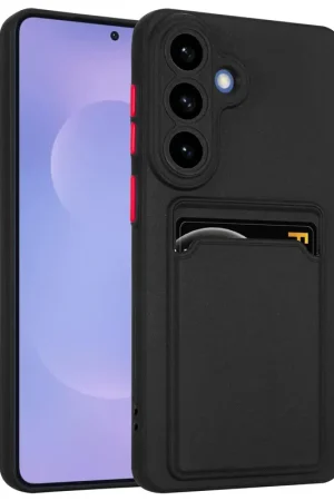 ShieldCase Samsung Galaxy S26 Plus Coque porte cartes en silicone (noir) Meilleur Choix