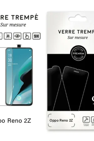 Prix Bas Verre trempé pour Oppo Reno2 Z Transparent