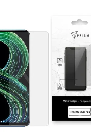 Verre trempé pour Realme 8 / 8 Pro Transparent Expédition Rapide