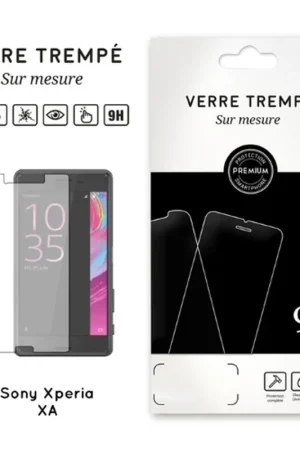 Retour Gratuit Verre trempé pour Sony Xperia XA Transparent