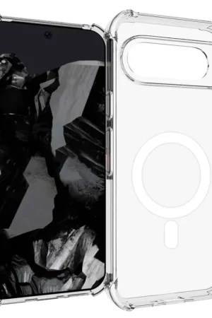 Top Vente ShieldCase Google Pixel 9 Pro coque antichoc avec MagSafe (transparente)