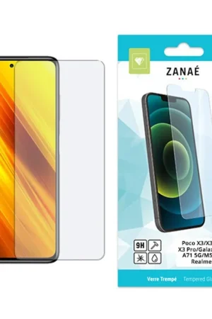 Verre trempé pour Xiaomi Poco X3 / Galaxy A71 / Realme 9i Réduction