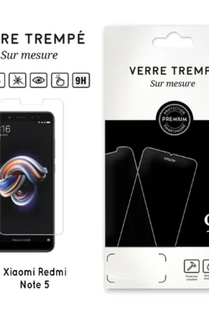 Quantité Limitée Verre trempé pour Xiaomi Redmi Note 5 Transparent
