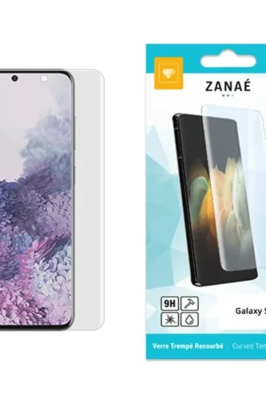 Verre trempé recourbé pour Galaxy S20 Noir Haute Qualité