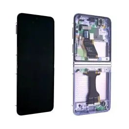 Dernier Modèle Écran Samsung Galaxy Z Flip5 5G (F731B) Lavande + Châssis Origine
