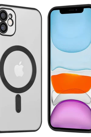 Livraison Gratuite Coverzs iPhone 11 Magsafe avec cache caméra (noir)