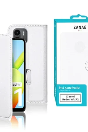 Zanae Wallet Blanc pour Redmi A2 Offre Du Jour