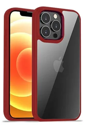 Coverzs Coque iPhone 12 Pro Max solide bumper matte (bordeaux) Dernier Modèle
